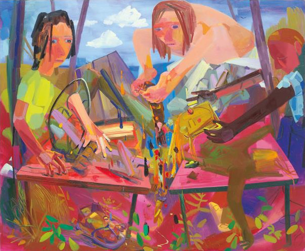 Dana Schutz, Reformers, 2004
