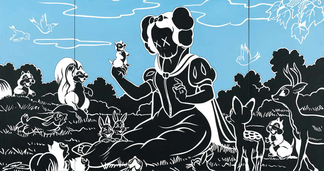 Kaws Kaws, In The Woods (Triptych)