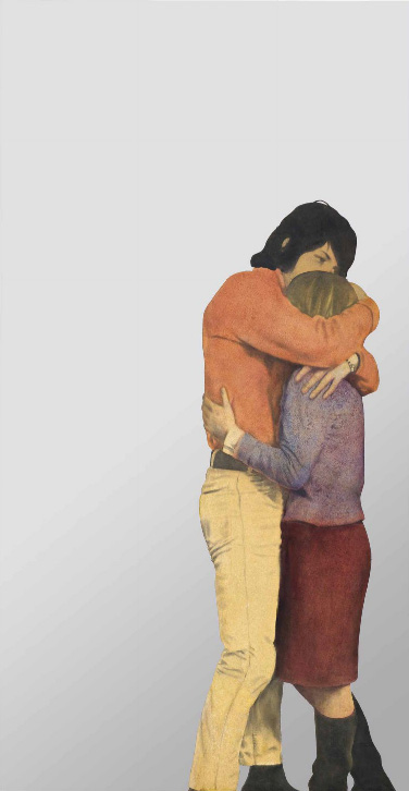 Michelangelo Pistoletto, Amanti (Lovers)
