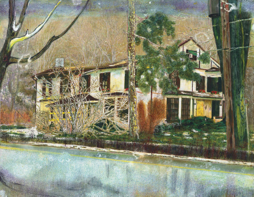 Peter Doig, Pine House (Rooms for Rent)